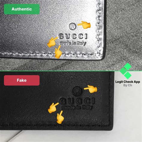 gucci wallet mens fake|how to authenticate gucci wallet.